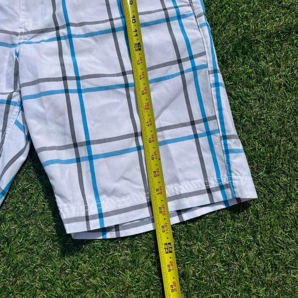 Unbranded Men's White and Blue Shorts